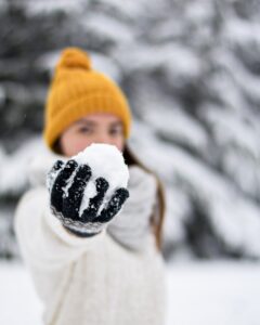 Family fun in the snow